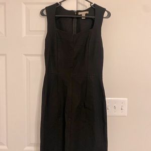 Banana Republic Black Structured Sheath Dress Size 10 Work Professional